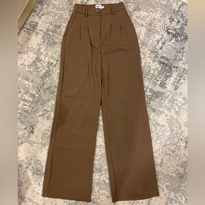 Princess Polly Archer Pants Brown